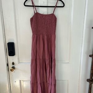 Chic Mauve Maxi Dress